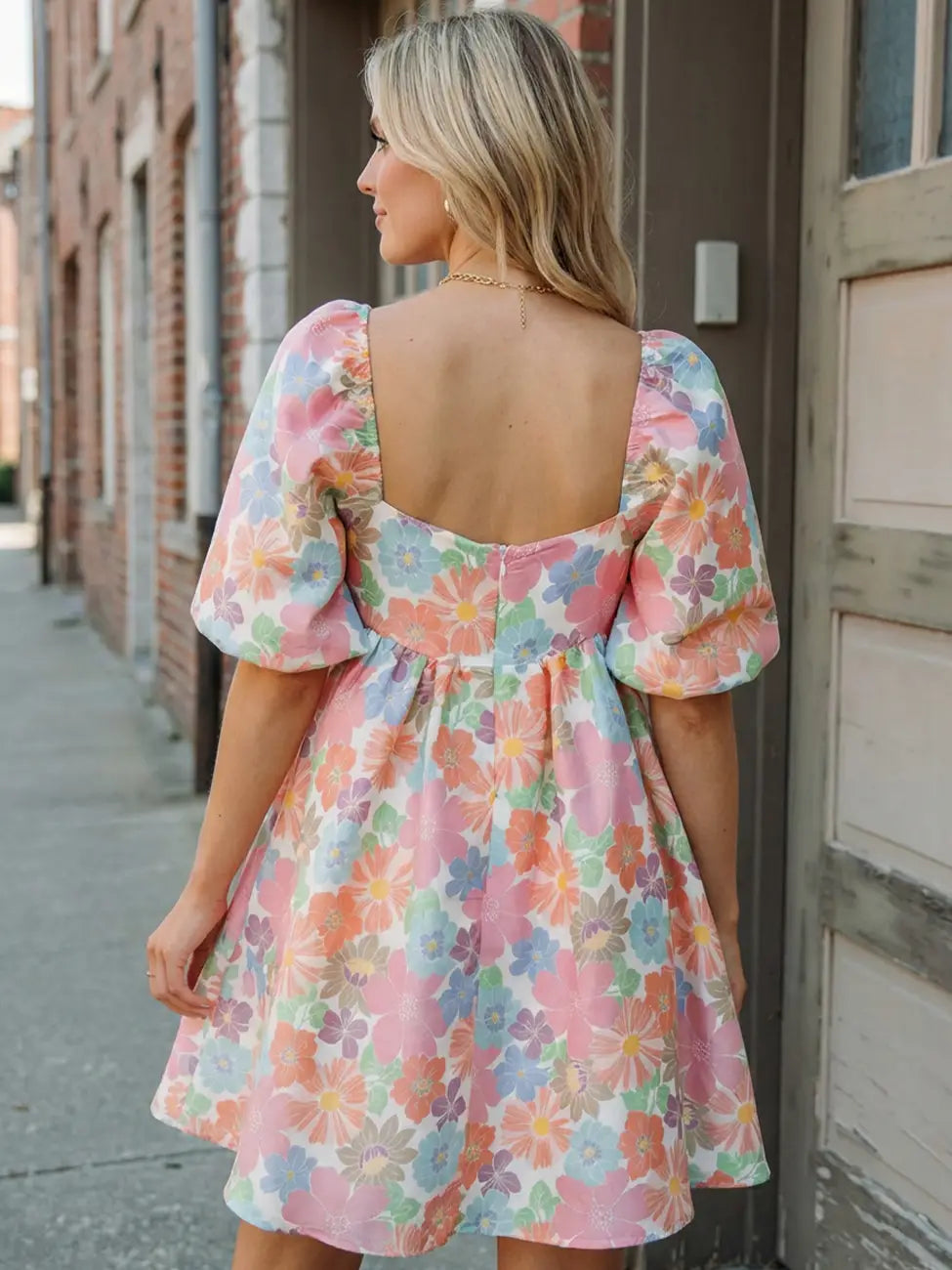 Summer Floral Baby Doll Dress