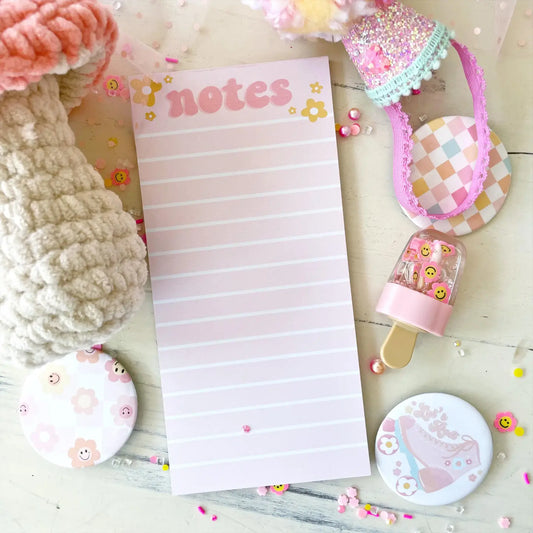 Retro Flower Notepad