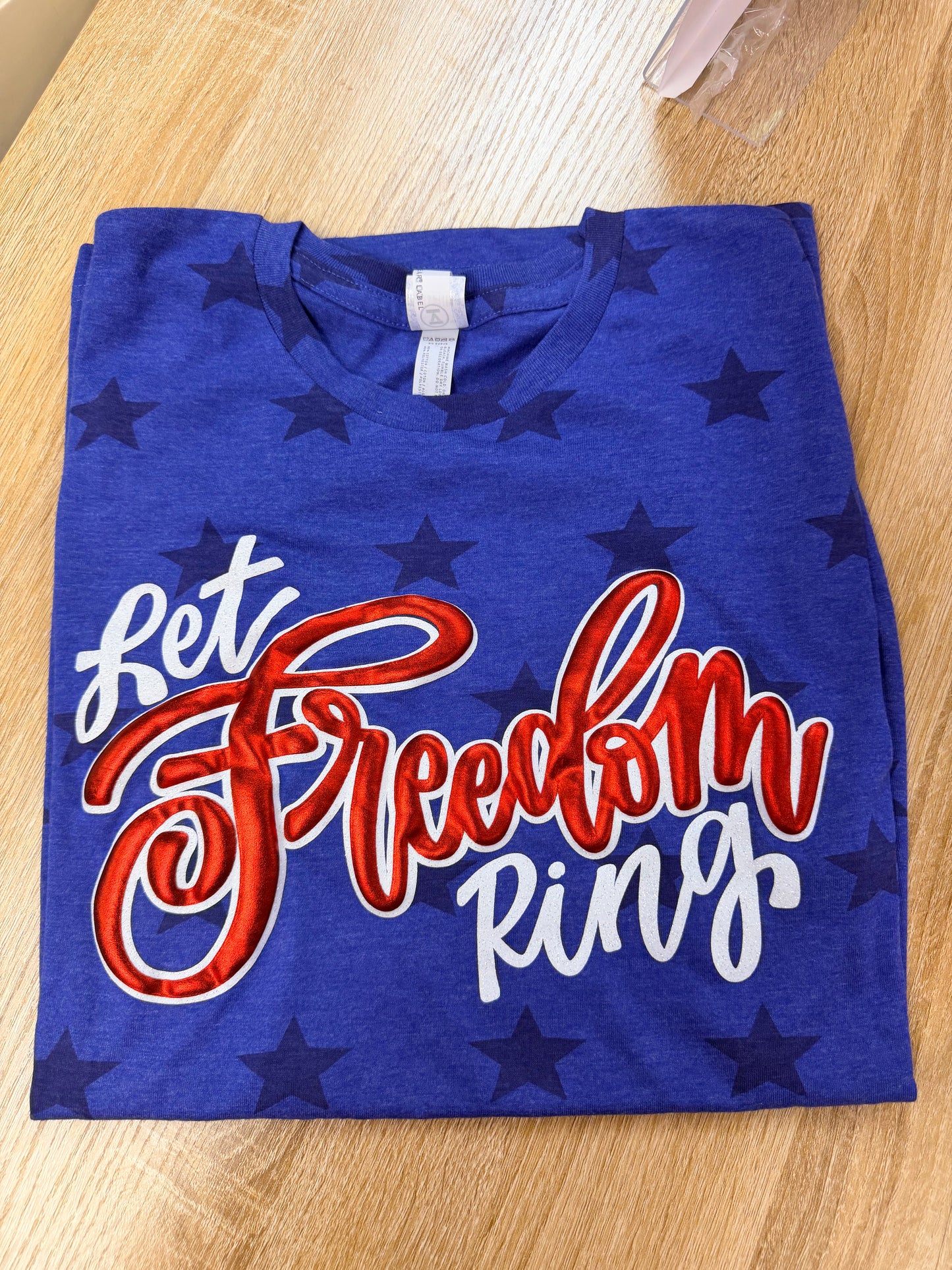 Let Freedom Ring Star Tee