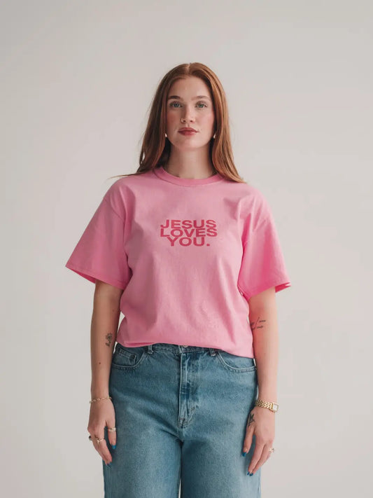 Pink JLY Tee