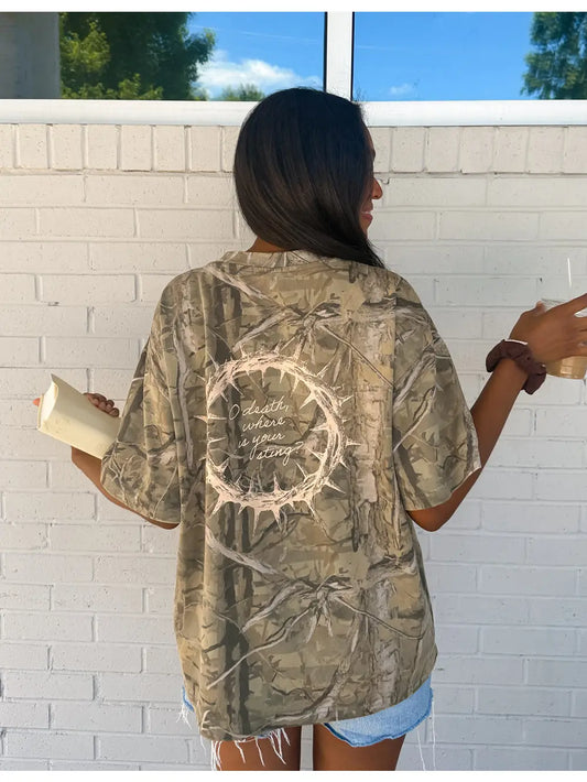 The Sacrifice Camo Heavyweight Tee