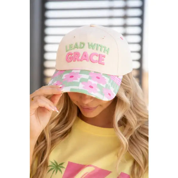 Lead with Grace Floral Bill Hat